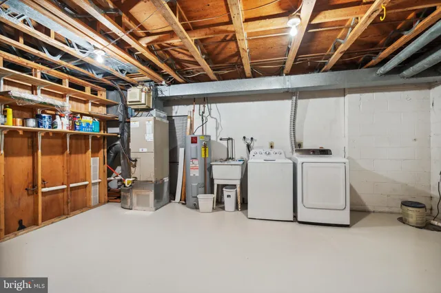 a view of a storage room