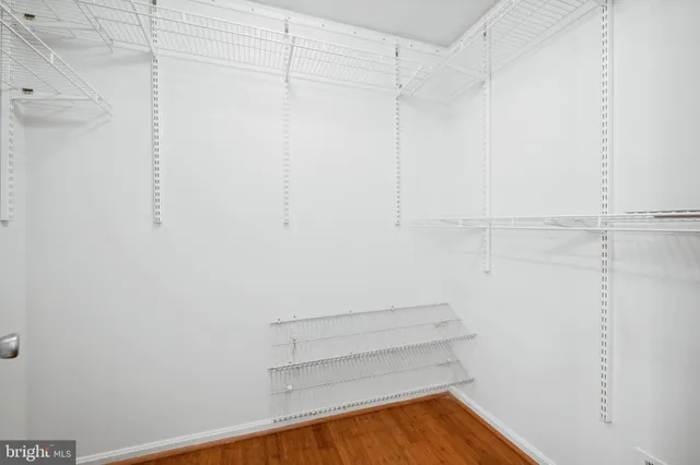 a view of walk in closet