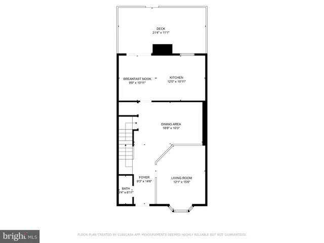 a picture of a bench in front of a mirror