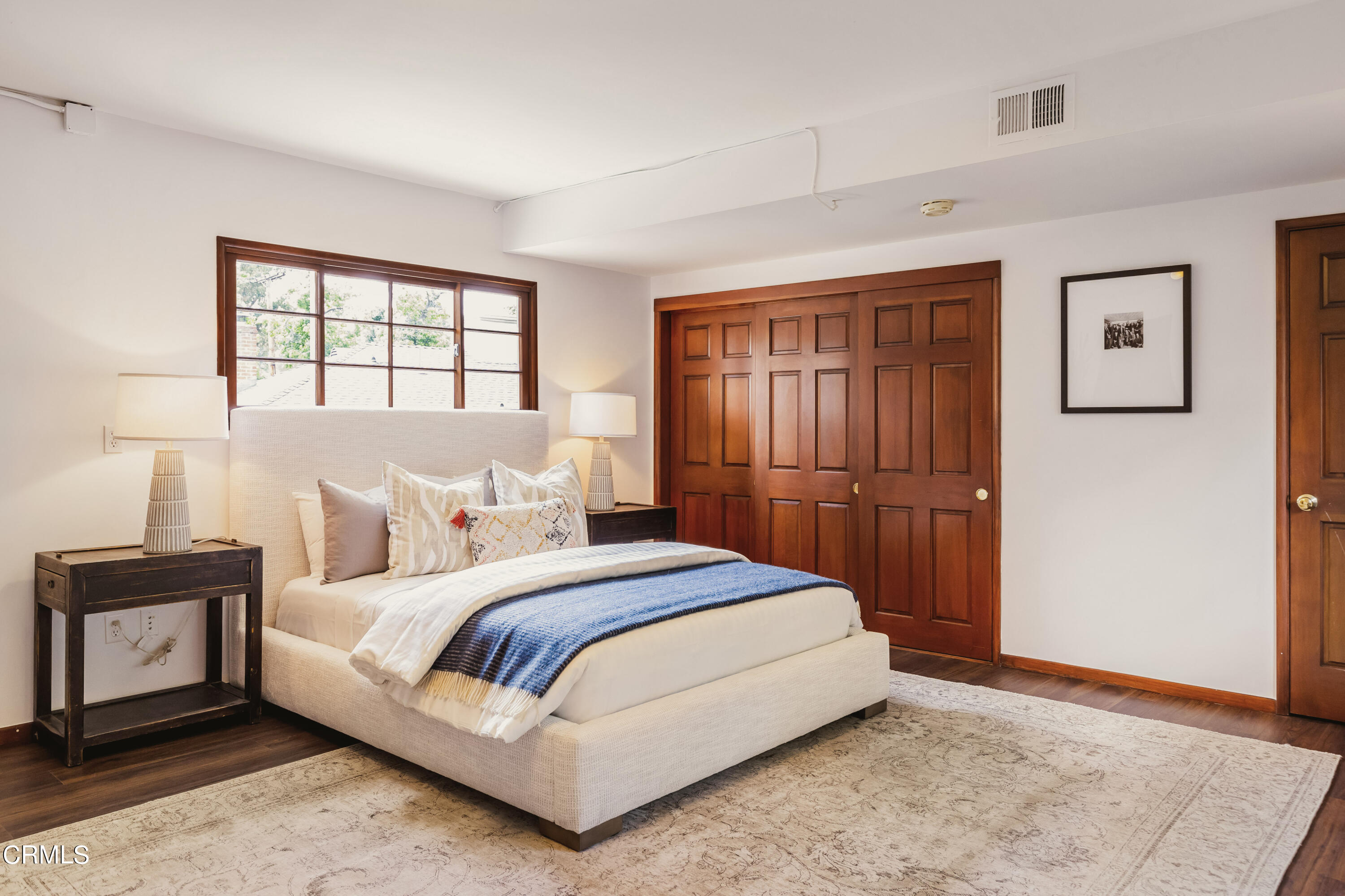 1100 Hermosa Road Pasadena, CA 91105 - Photo 16 of 17 a bedroom with a bed and a dresser