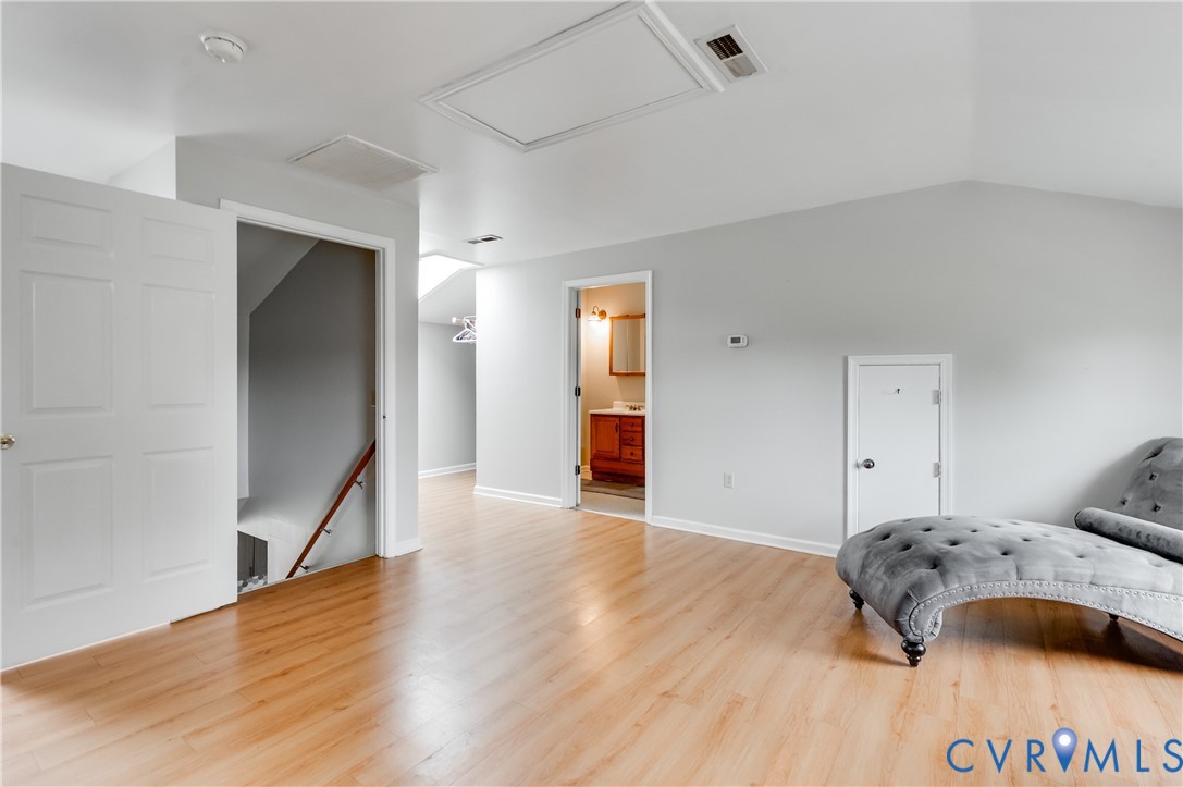 1474 Welsh Tract Road Charlotte Court House, VA 23923 - Photo 33 of 48 Expansive room featuring wood-finish flooring, vau