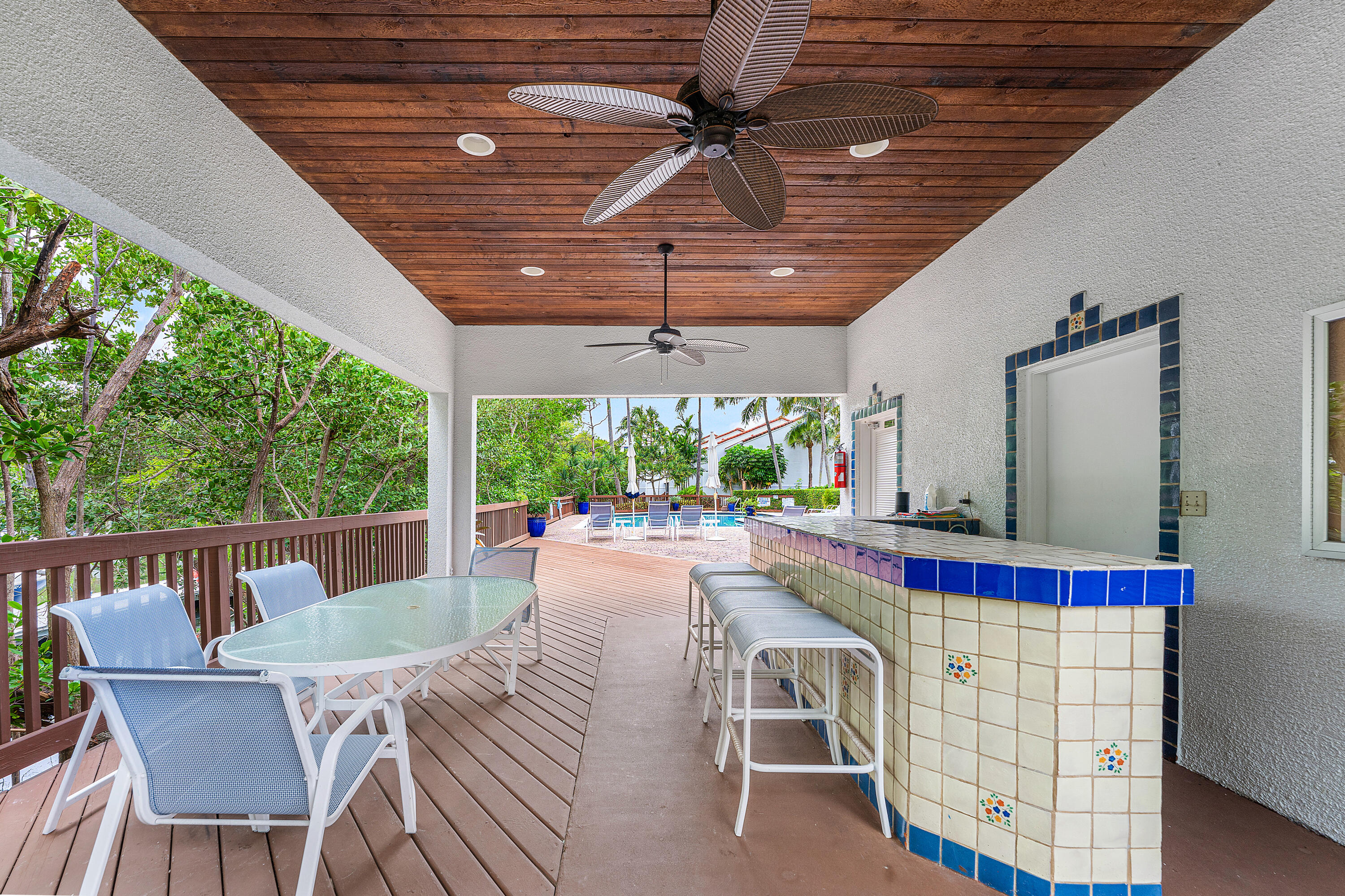 5578 North Ocean Boulevard, Unit 28F Ocean Ridge, FL 33435 - Photo 34 of 47 a view of a dining room with furniture window and outside view