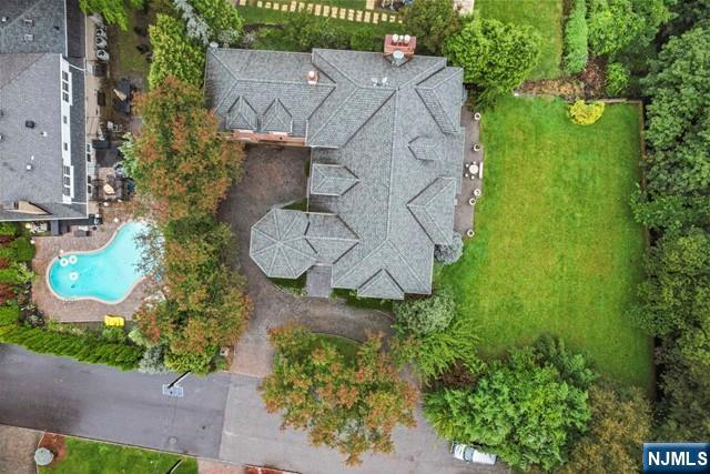 1 Euclid Road Fort Lee, NJ 07024 - Photo 46 of 50 an aerial view of a house with garden space and street view