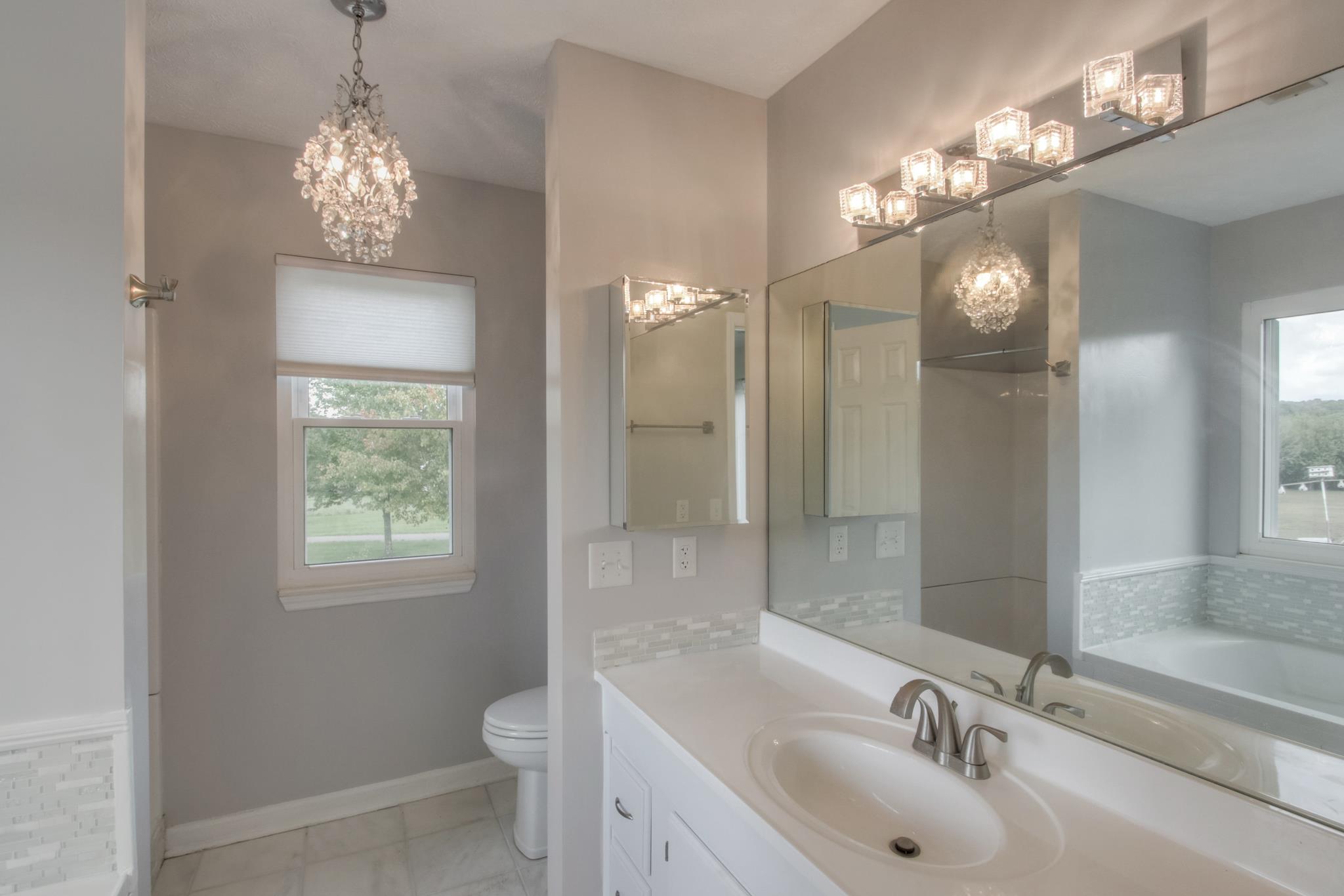 1046 Rocky Valley Road Lebanon, TN 37090 - Photo 11 of 30 The master bathroom has large vanity, whirlpool tub, separate shower and medicine cabinet