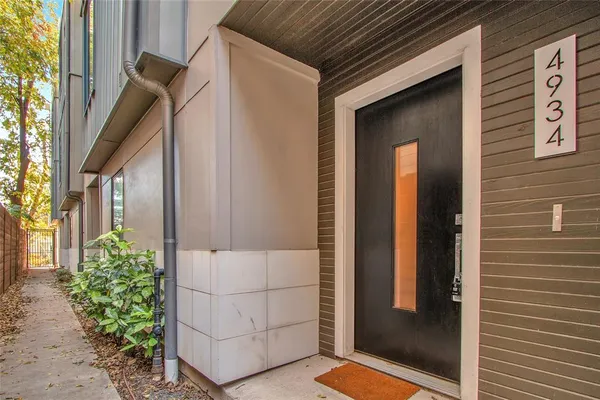 a view of front door