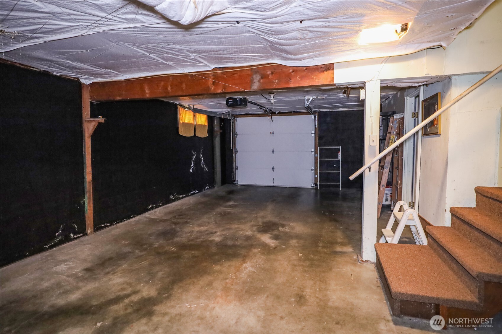 1302 Arnold Street Aberdeen, WA 98520 - Photo 18 of 23 a view of a room with wooden floor and stairs