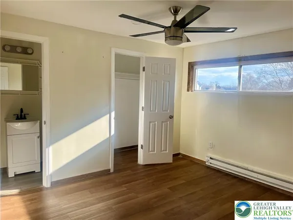 a view of an empty room