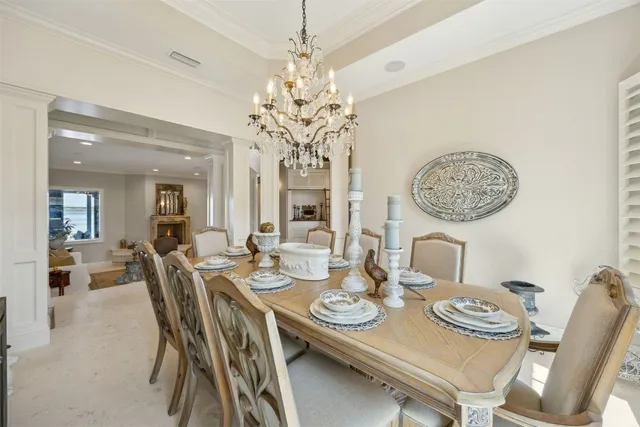 a kitchen with center island a sink appliances and a counter top space
