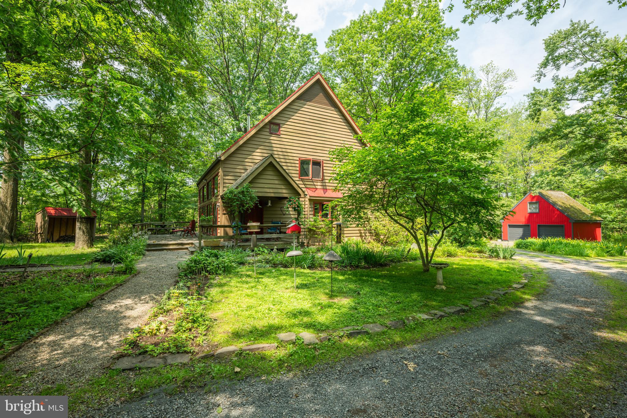 5613 Point Pleasant Pike Doylestown, PA 18902 - Photo 2 of 39 a backyard of a house with lots of green space