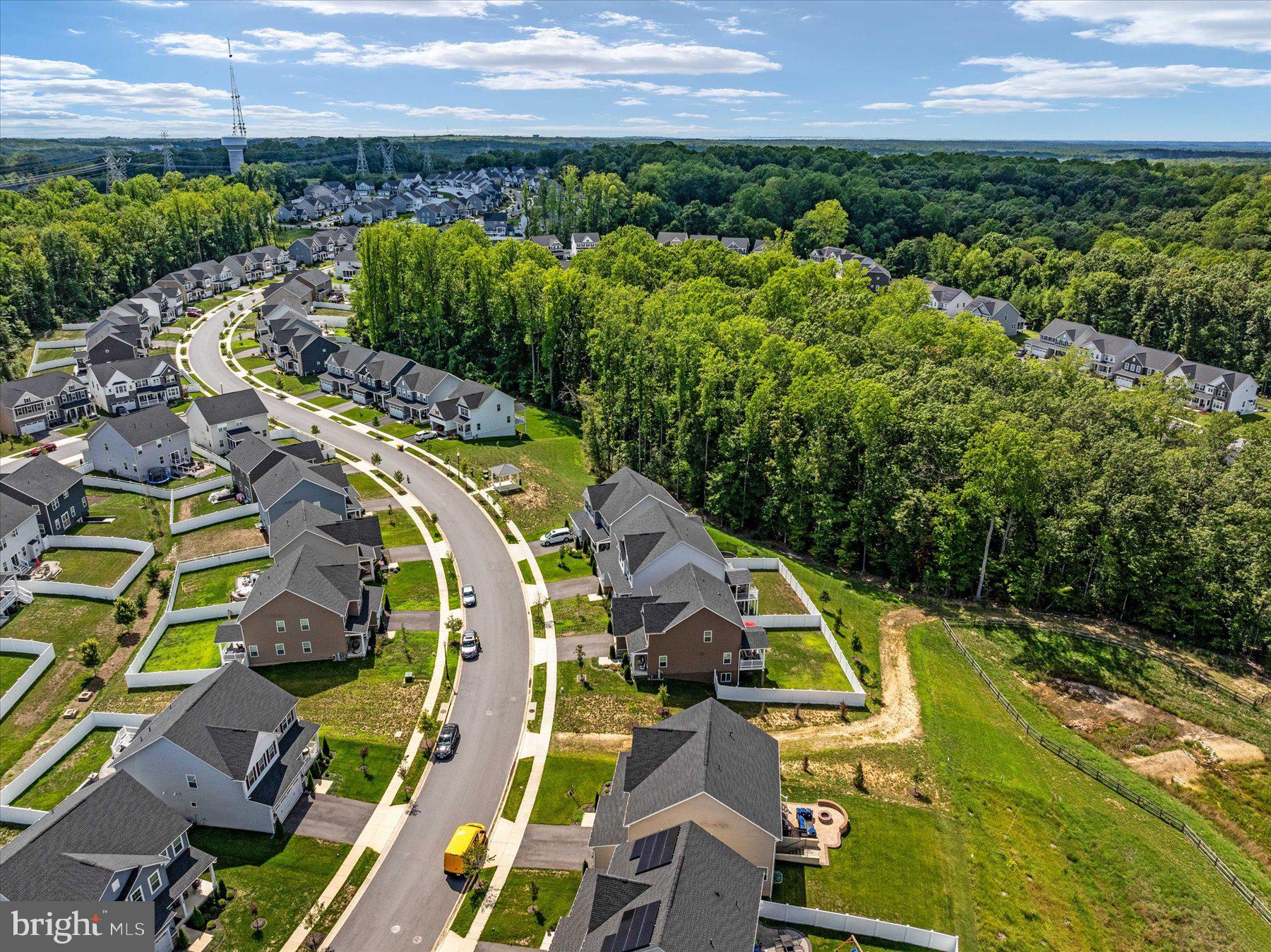 1261 Upper Patuxent Ridge Road Odenton, MD 21113 - Photo 48 of 58 an aerial view of residential houses with outdoor space and swimming pool