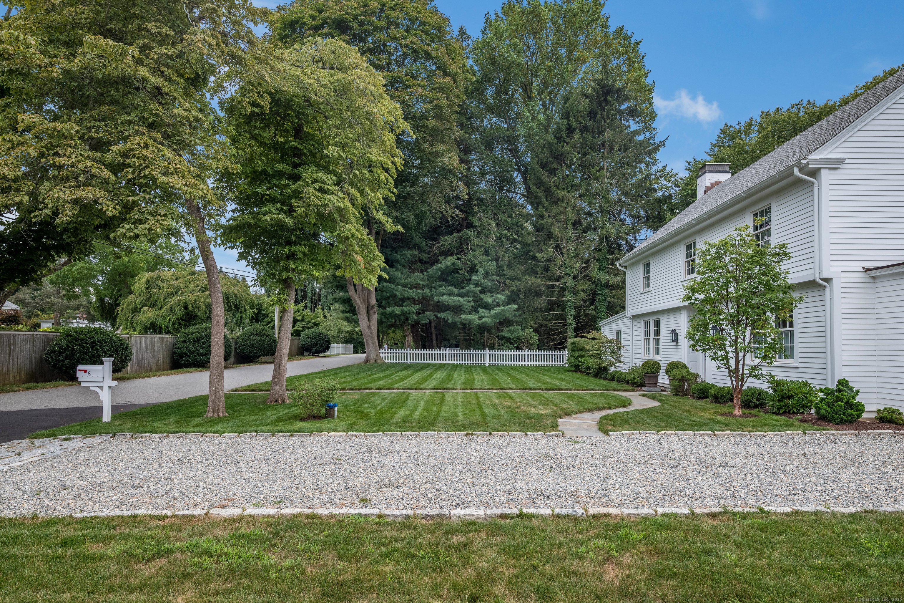 8 Lieutenant River Lane Old Lyme, CT 06371 - Photo 34 of 38 a view of a house with a backyard