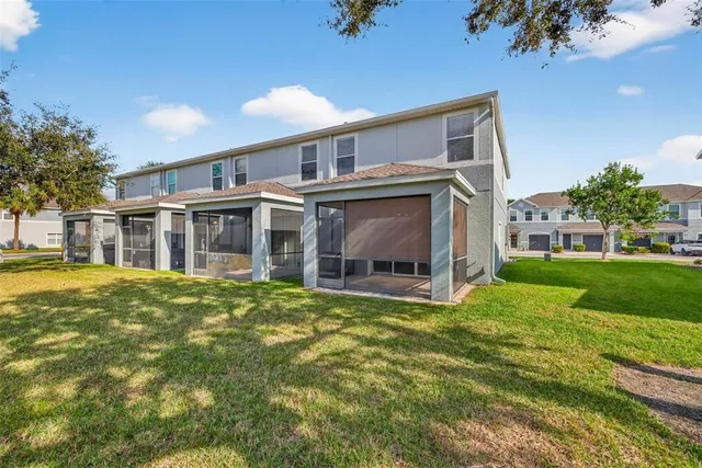 a view of a house with a swimming pool