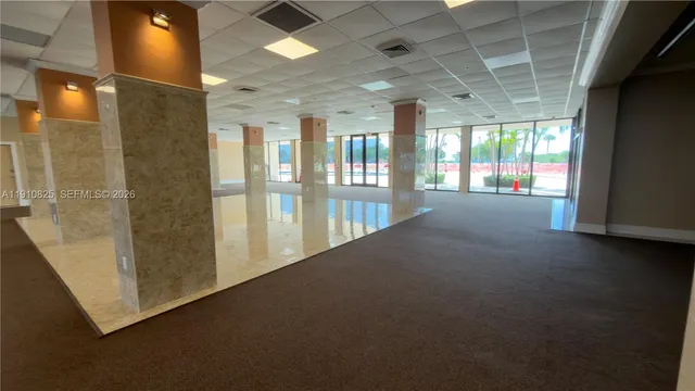 a view of hallway with stairs