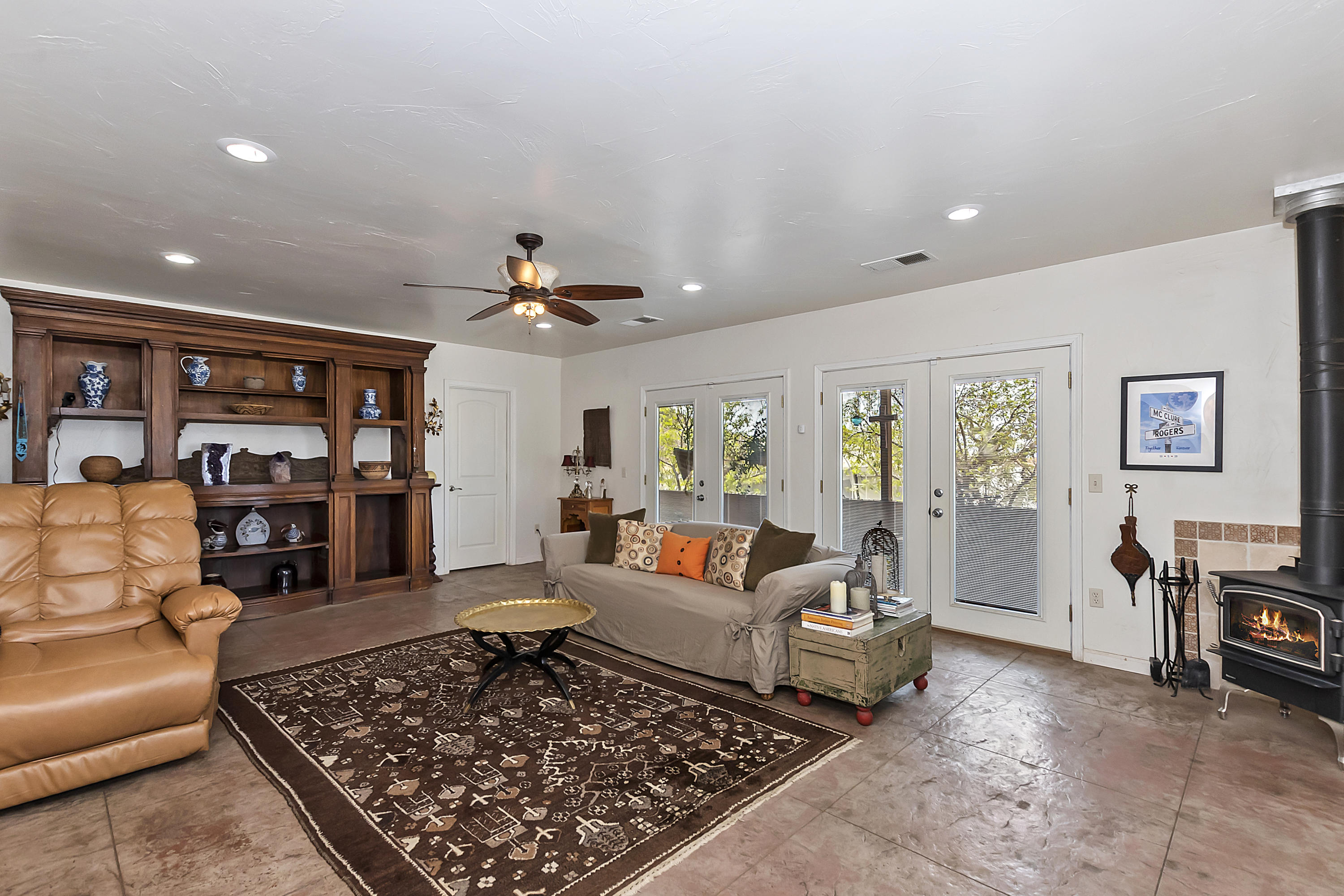 73315 Helms Road Desert Hot Springs, CA 92241 - Photo 8 of 41 a living room with furniture and wooden floor