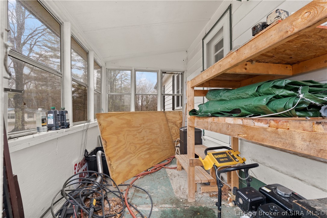 5084 Little Patoka Road Taswell, IN 47175 - Photo 46 of 46 Front enclosed porch