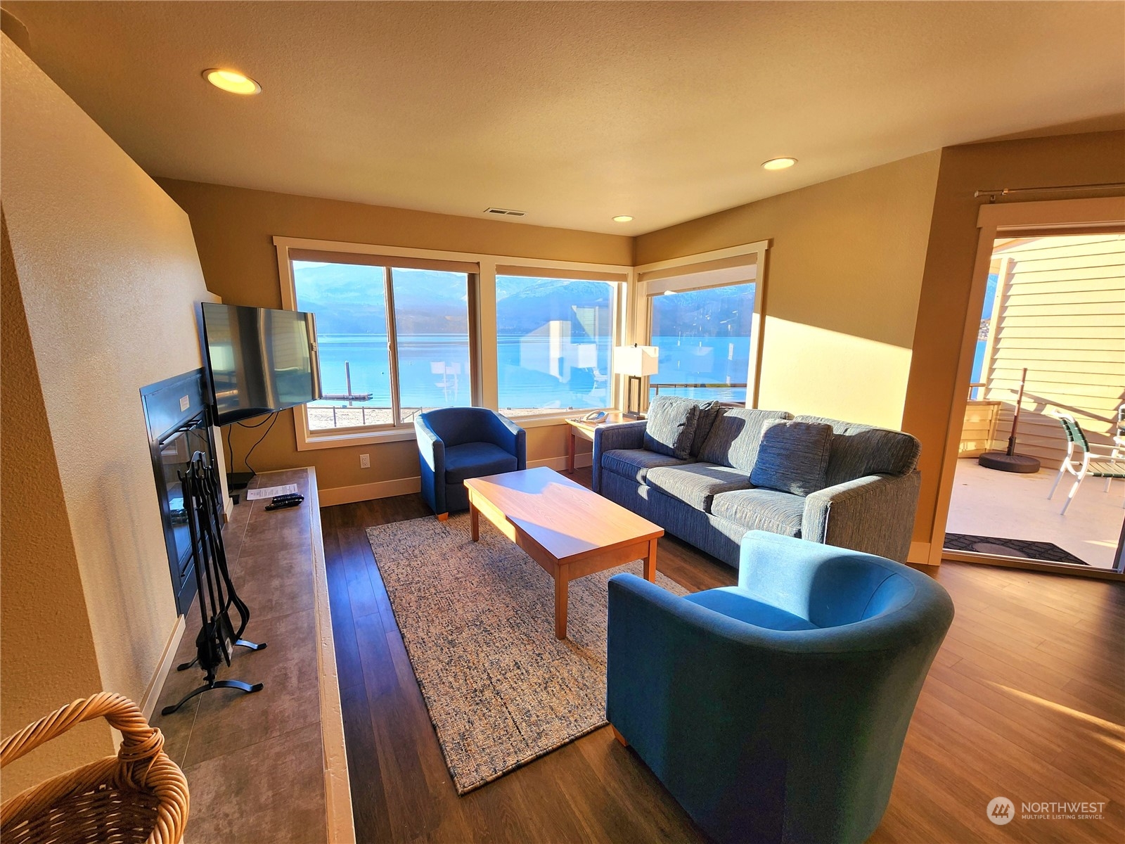 1 Lakeside 707-j Manson, WA 98831 - Photo 7 of 40 a living room with furniture and a table