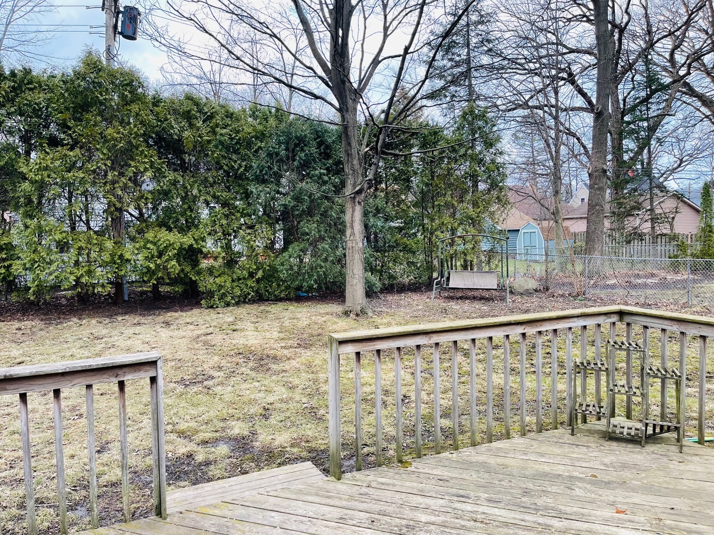 2013 Hickory Street Waukegan, IL 60087 - Photo 24 of 25 a view of a wooden deck next to a yard