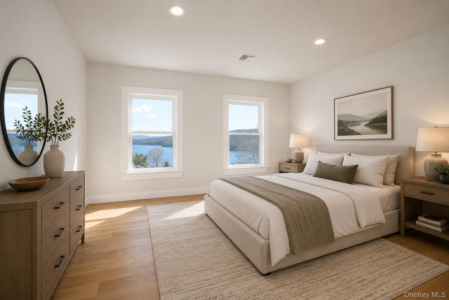 133 West Mombasha Road Monroe, NY 10950 - Photo 20 of 47 a spacious bedroom with a bed a mirror and a window