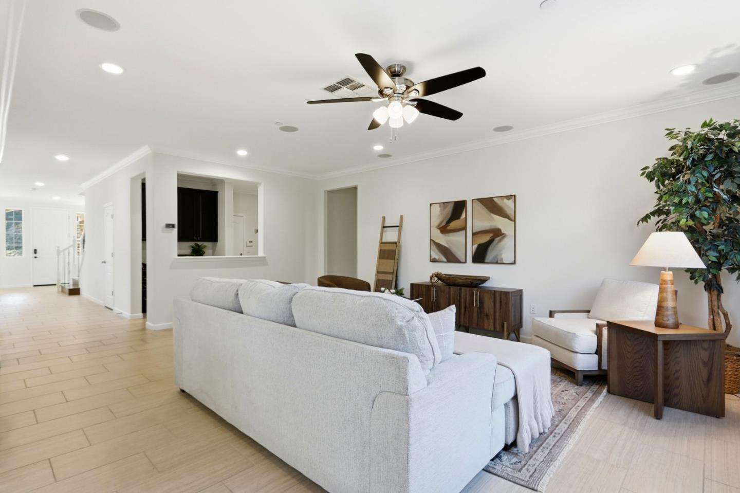 18800 Paprika Drive Morgan Hill, CA 95037 - Photo 24 of 64 a living room with furniture and a flat screen tv