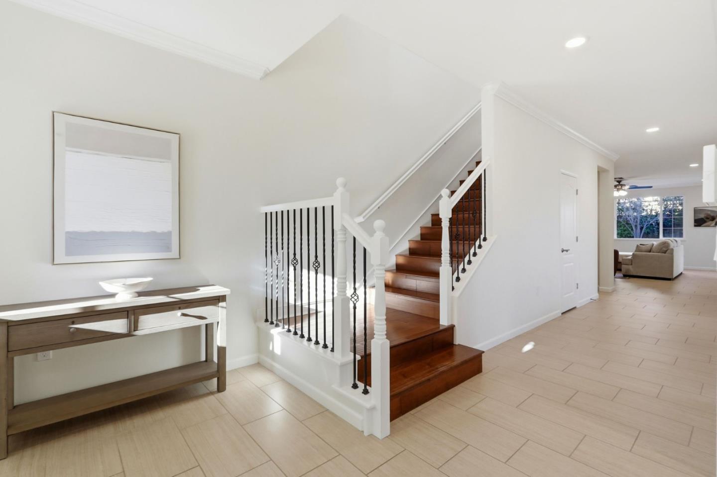 18800 Paprika Drive Morgan Hill, CA 95037 - Photo 31 of 64 a view of a hallway with entryway and stairs