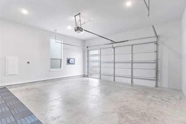 a view of a room with an empty space