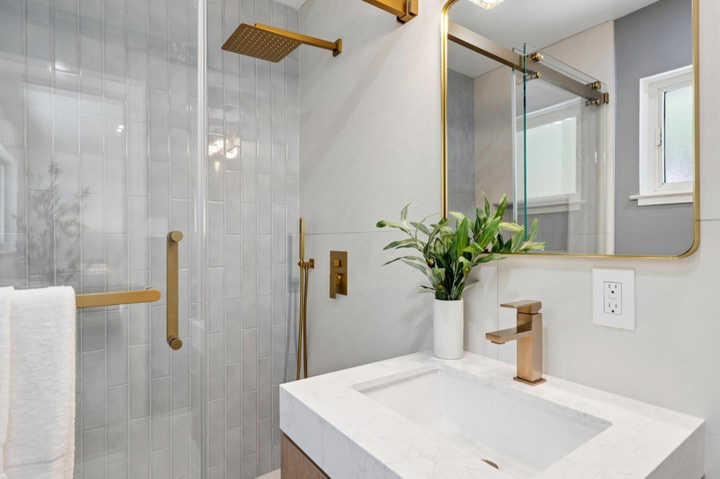 2 Celia Court Pacifica, CA 94044 - Photo 22 of 47 a bathroom with a sink and mirror