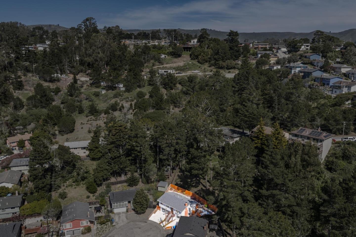 2 Celia Court Pacifica, CA 94044 - Photo 44 of 47 an aerial view of a house with a yard