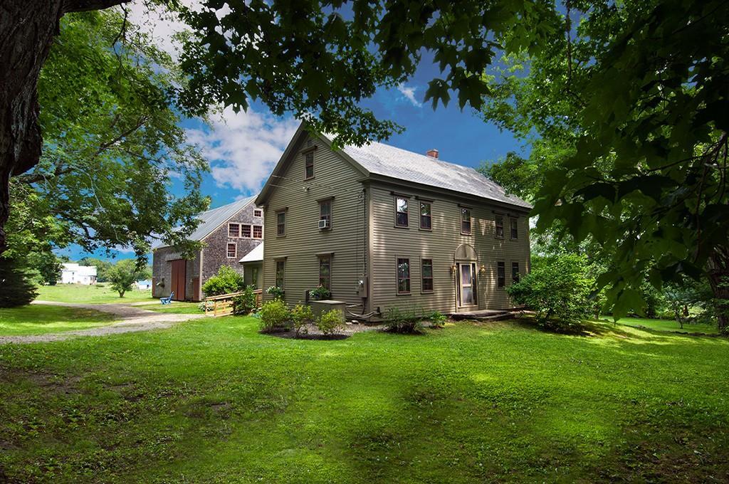 618 South Clary Road Jefferson, ME 04348 - Photo 1 of 25 Federal style post-and-beam...