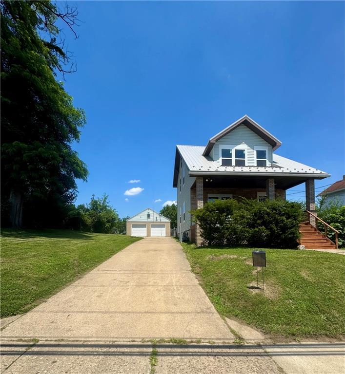Exterior with 2-car Garage