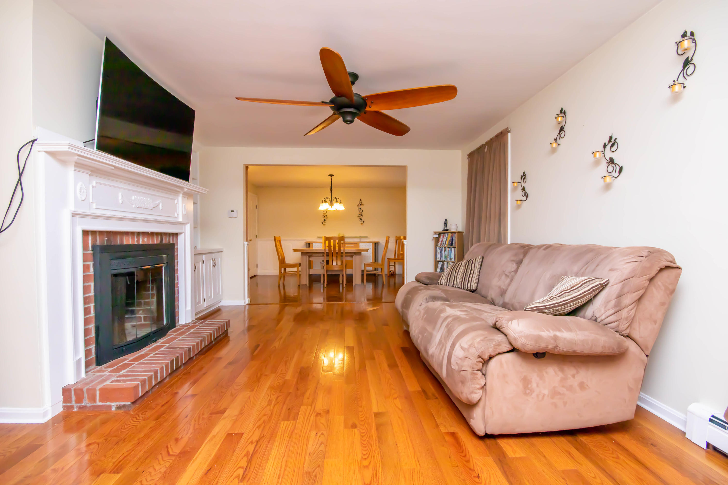 74 John Ewer Road Sandwich, MA 02563 - Photo 13 of 36 Living room opens to the dining room