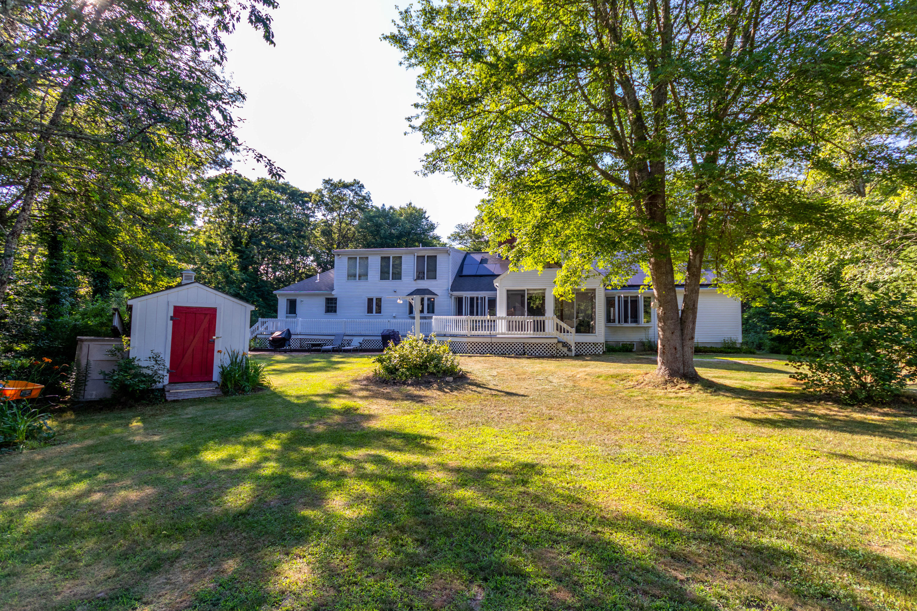 74 John Ewer Road Sandwich, MA 02563 - Photo 2 of 36 Back of house & deck