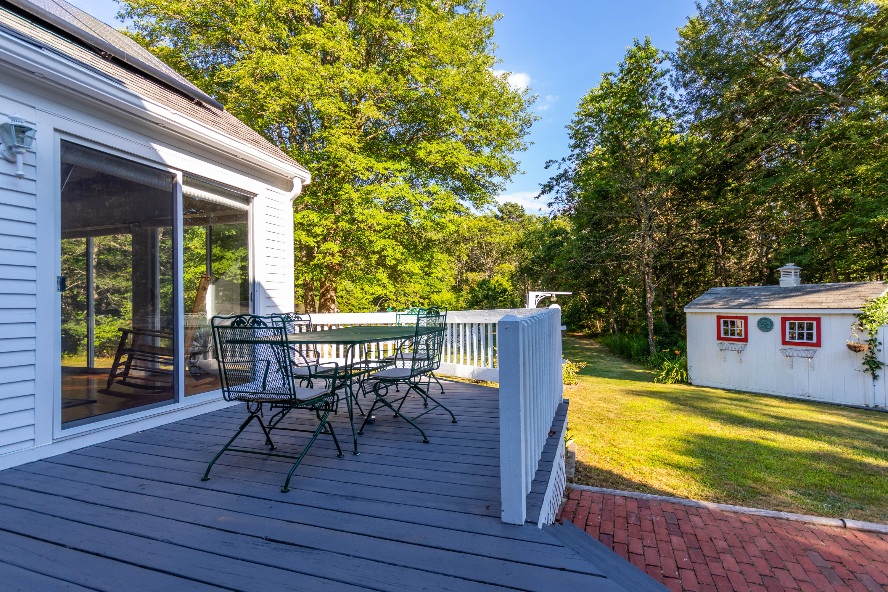 74 John Ewer Road Sandwich, MA 02563 - Photo 31 of 36 Deck overlooking back yard