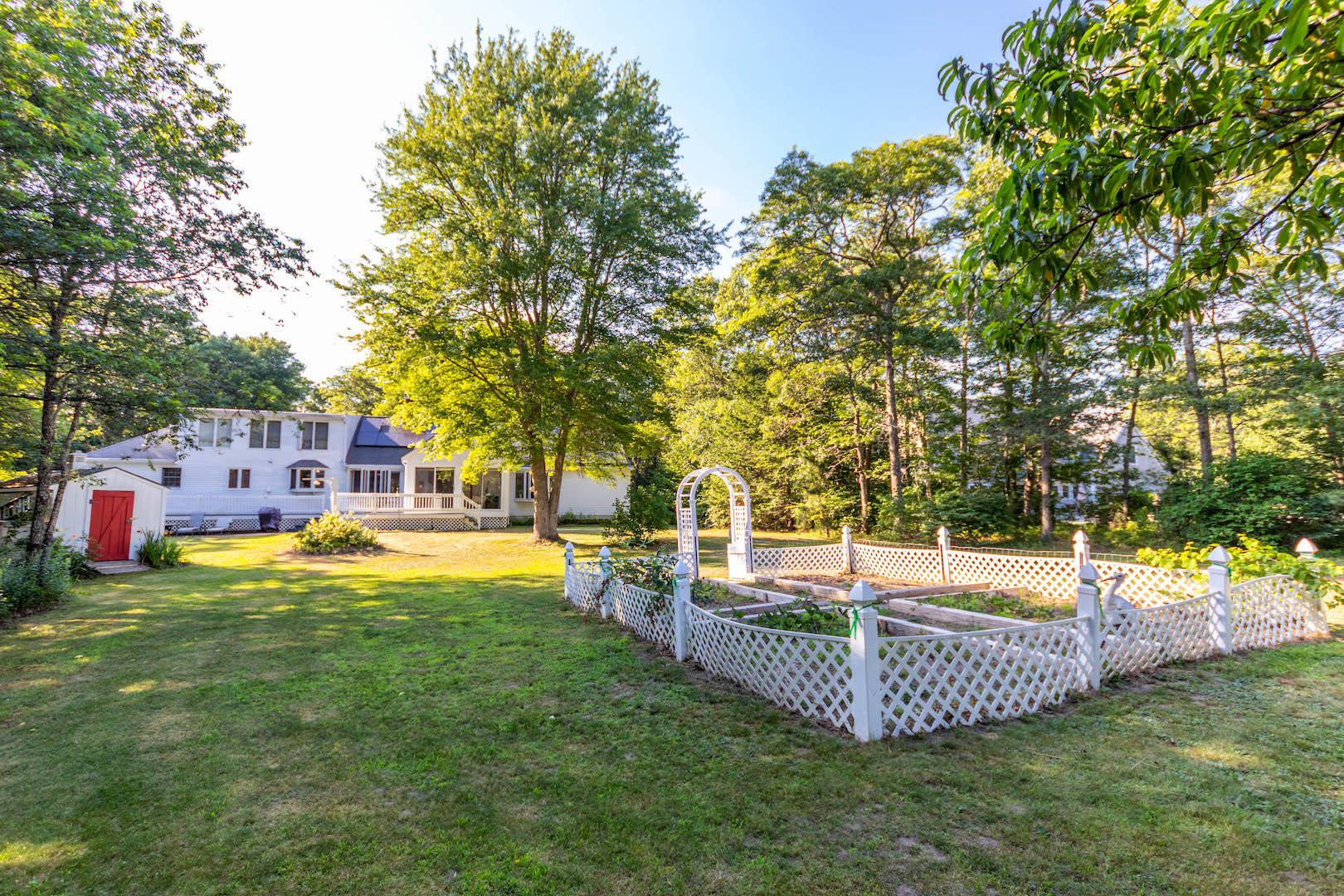 74 John Ewer Road Sandwich, MA 02563 - Photo 33 of 36 Back of house & gardens