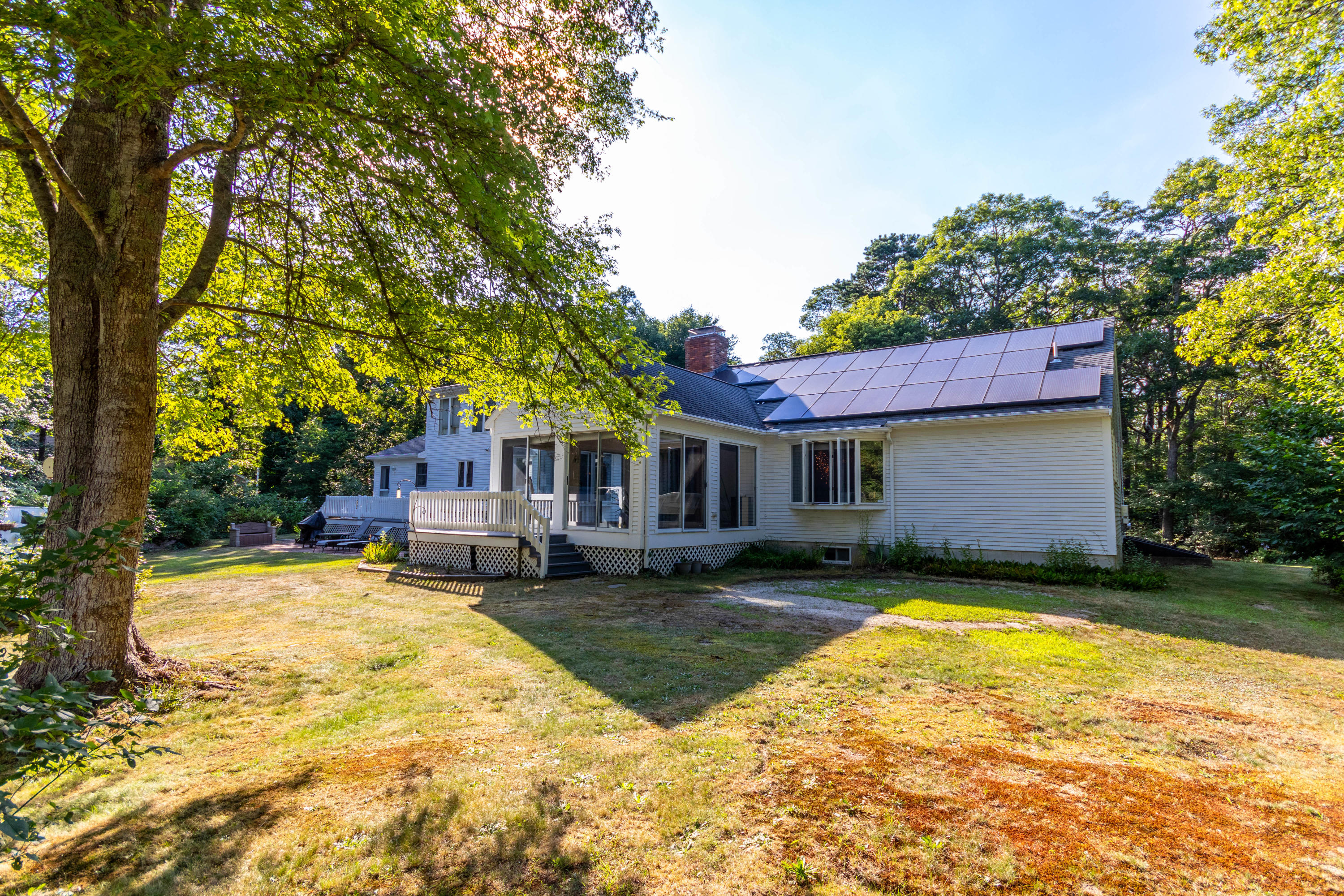 74 John Ewer Road Sandwich, MA 02563 - Photo 34 of 36 Back angle of house