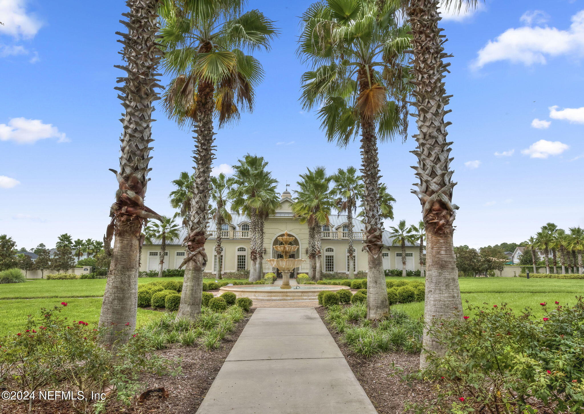 269 Gulfstream Way Ponte Vedra, FL 32081 - Photo 68 of 82 a view of a white house with a yard and potted plants