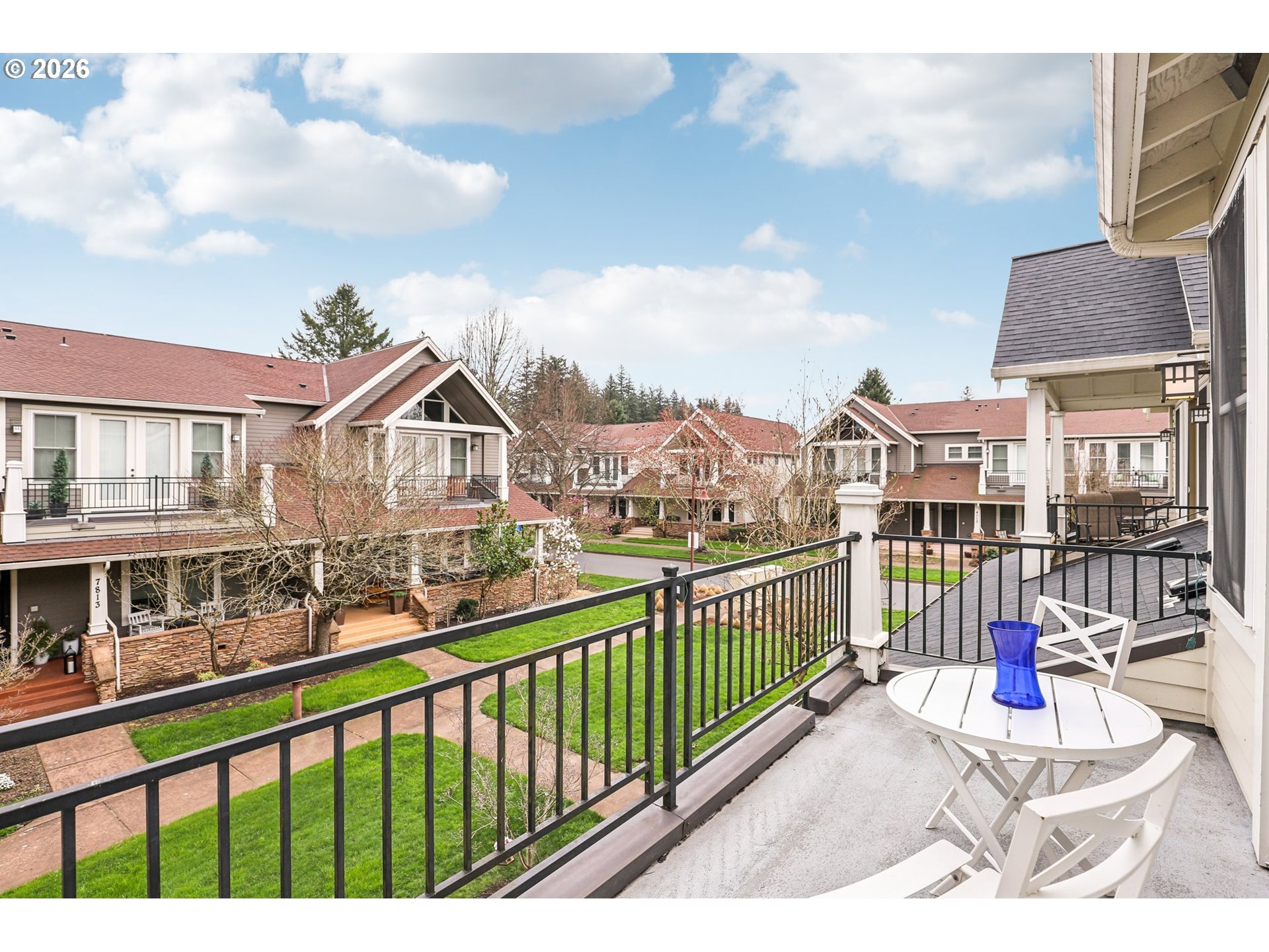 7812 Northwest Quinault Street Camas, WA 98607 - Photo 37 of 48 a view of a city from a balcony