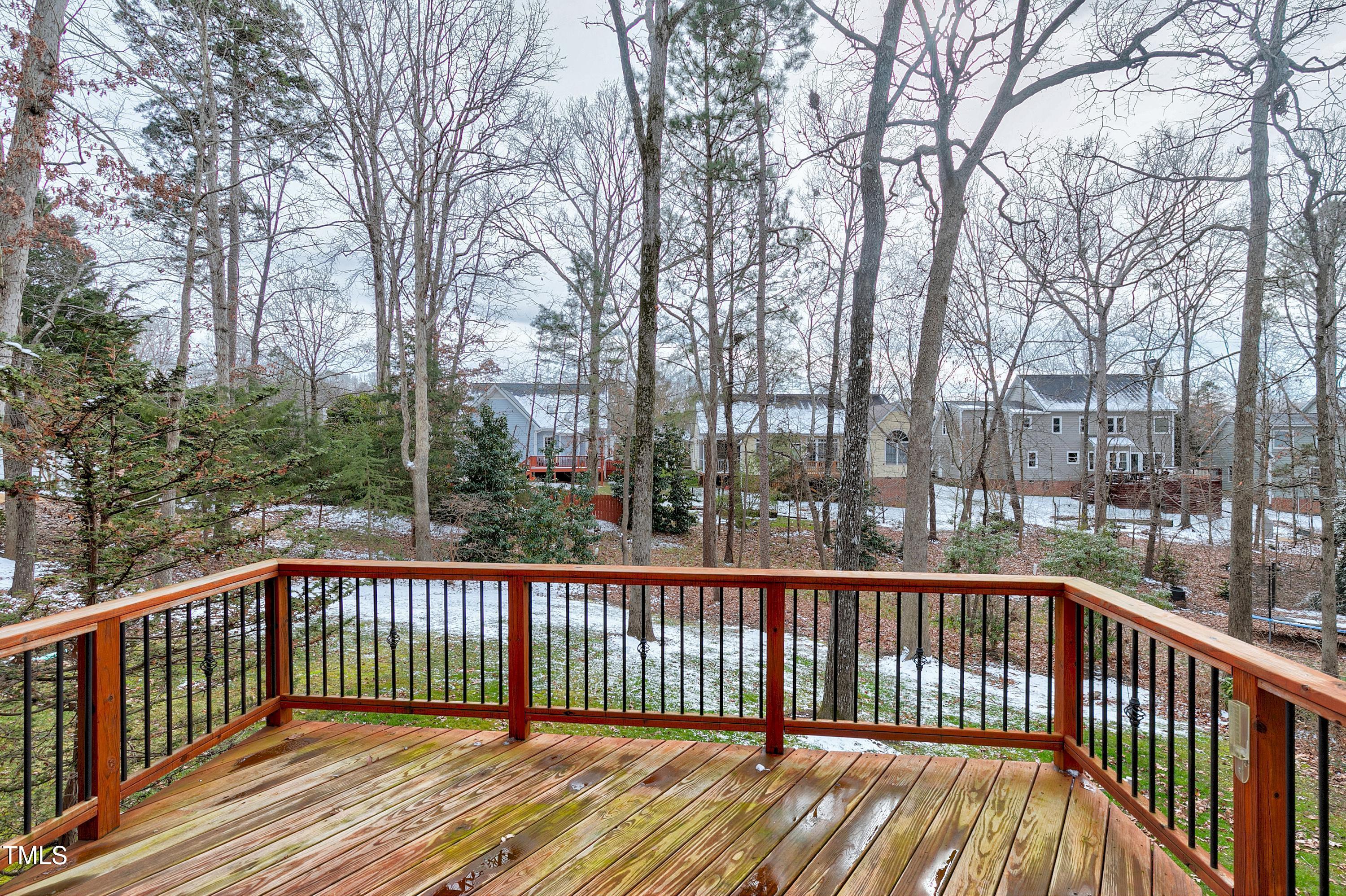 103 Sandy Hook Way Cary, NC 27513 - Photo 38 of 45 a view of a wooden roof deck