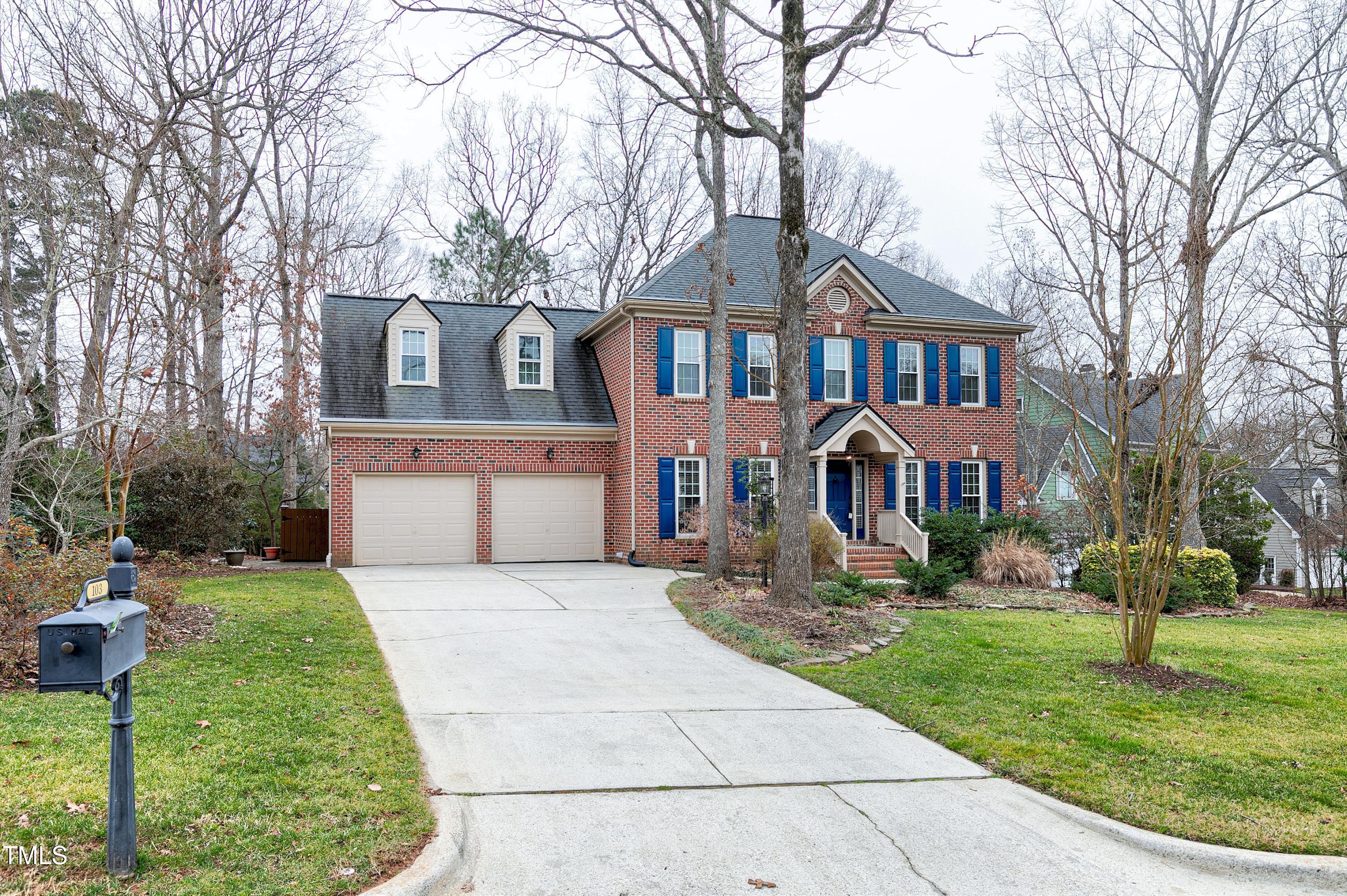 103 Sandy Hook Way Cary, NC 27513 - Photo 45 of 45 a front view of a house with a yard