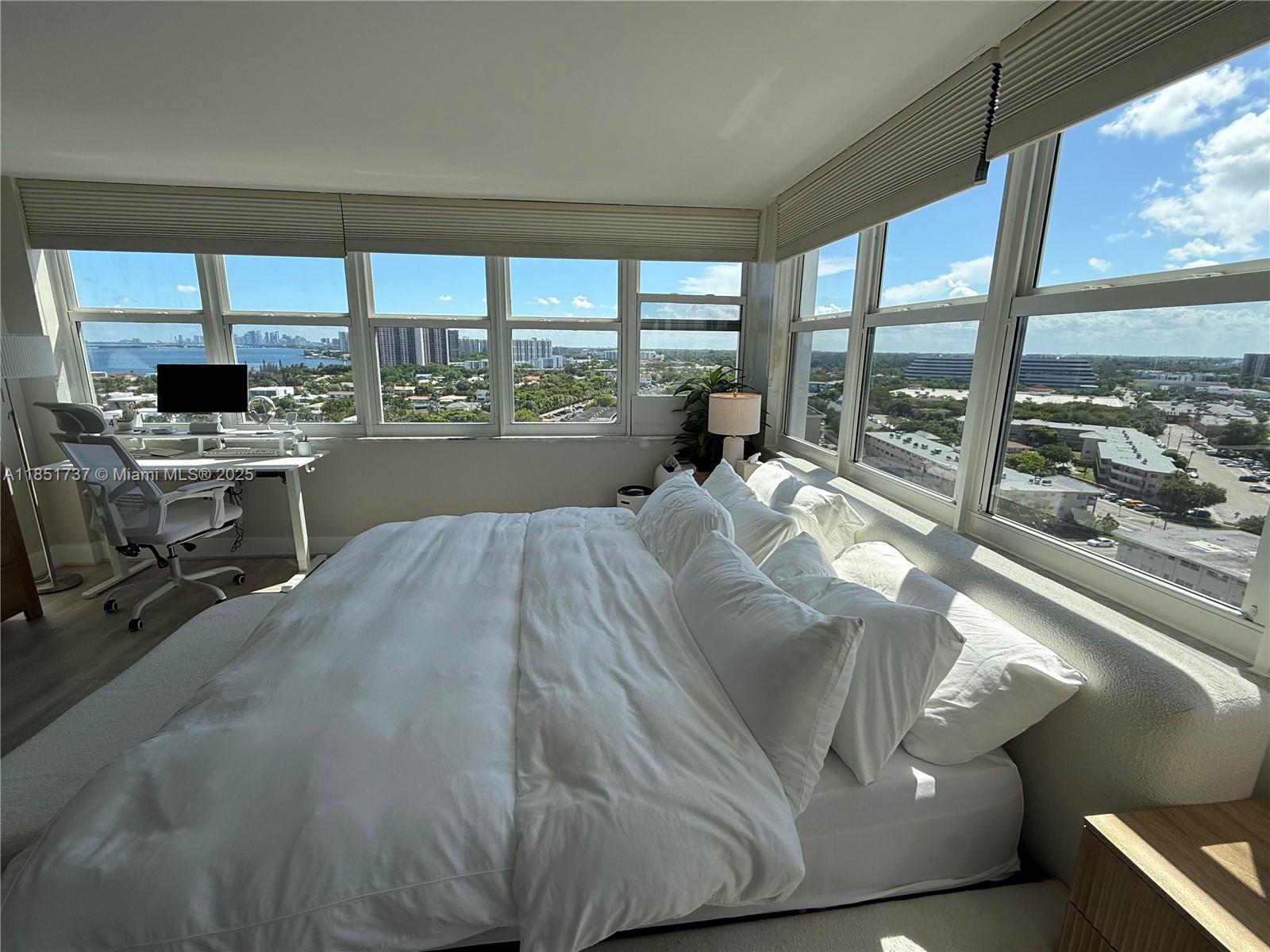 2100 Sans Souci Boulevard, Unit B1406 North Miami, FL 33181 - Photo 3 of 17 a living room with large windows