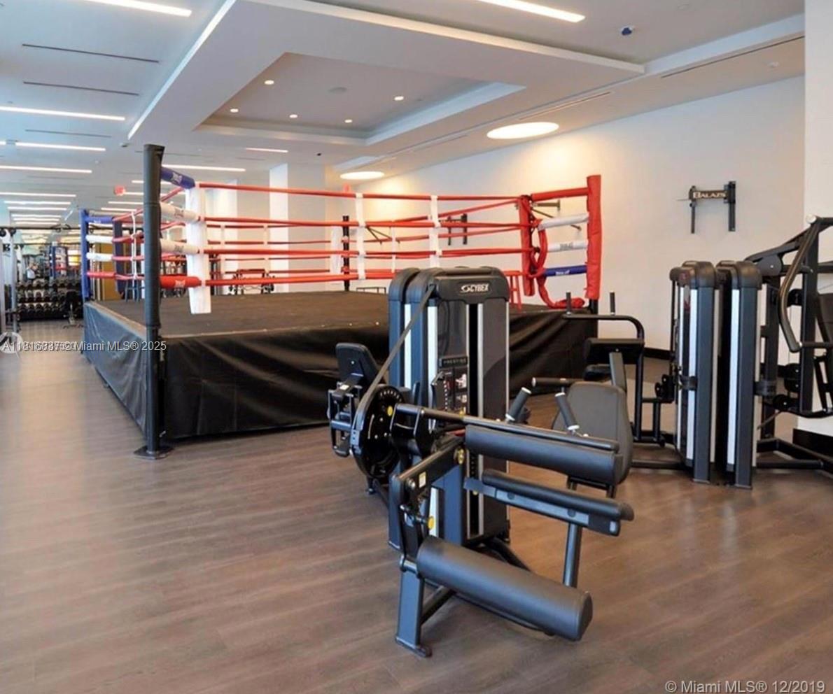 851 Northeast 1st Avenue, Unit 1108 Miami, FL 33132 - Photo 35 of 42 a view of gym room with gym equipment