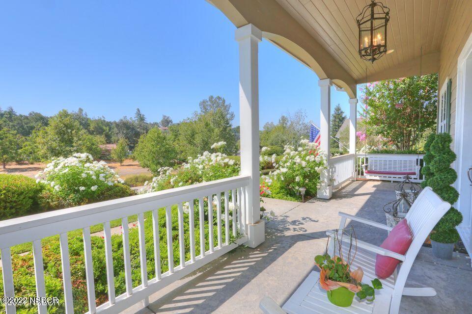 945 Old Ranch Road Solvang, CA 93463 - Photo 29 of 34 relaxing front porch, to open space