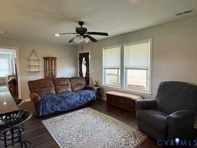 19886 River Road Courtland, VA 23837 - Photo 3 of 29 a living room with furniture ceiling fan and a window