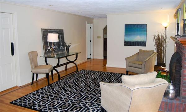 4 Dudley Road Lexington, MA 02421 - Photo 11 of 26 a living room with furniture and a rug