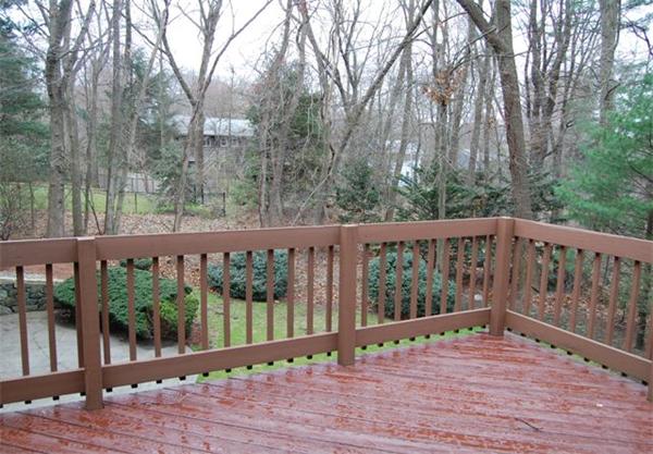 4 Dudley Road Lexington, MA 02421 - Photo 24 of 26 a view of a wooden deck