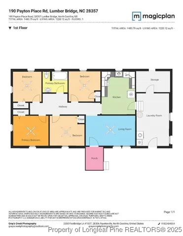 $180,000 | 190 Payton Place Road, Lumber Bridge, NC 28357