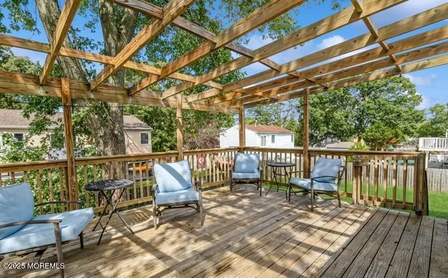 a view of sitting area on roof deck