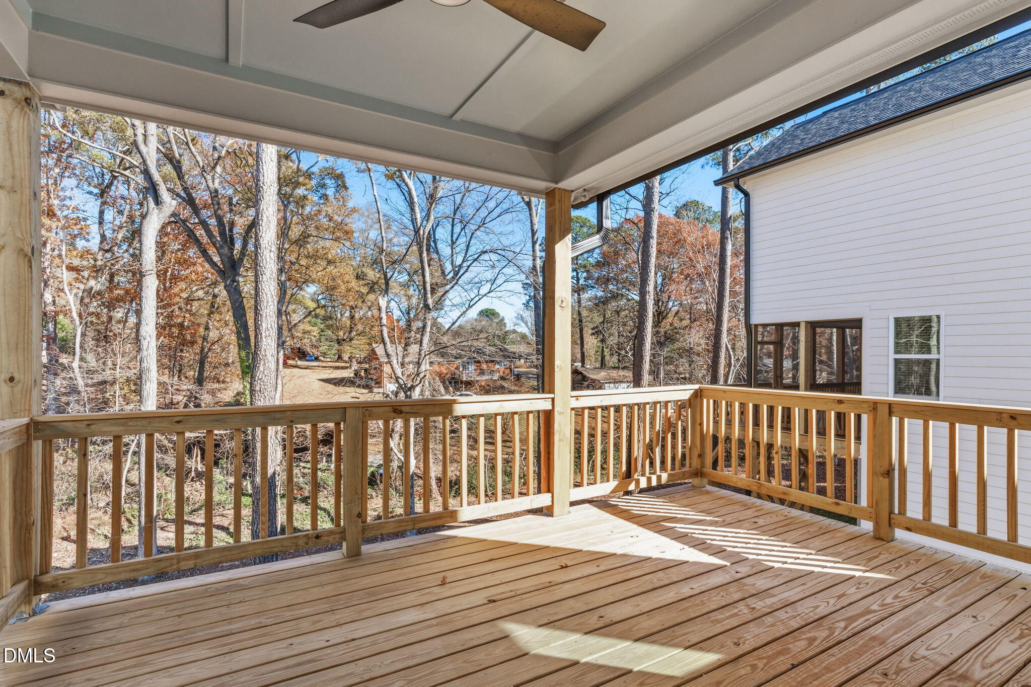 635 Conover Road, Unit B Durham, NC 27703 - Photo 4 of 48 a view of a wooden deck