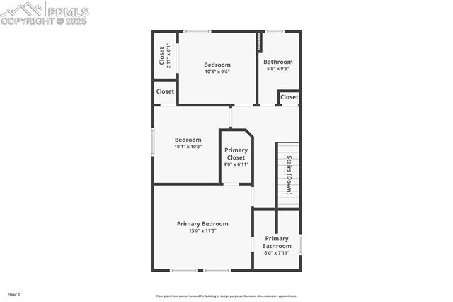 6560 Leesburg Road Colorado Springs, CO 80922 - Photo 40 of 42 Upper Level Floor Plan
