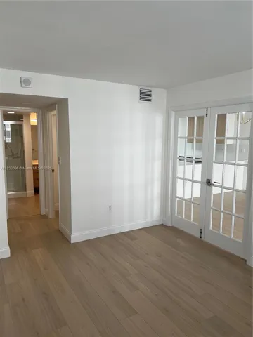 a view of a room with closet