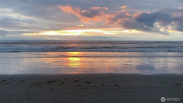 a view of an ocean beach